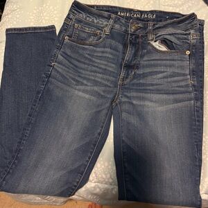 American Eagle Outfitters Blue Skinny Jeans Medium Wash